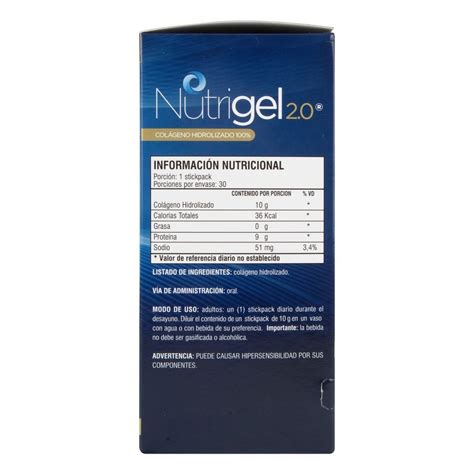 Nutrigel Neutro Sobres Cja X Und Droguerias Patria