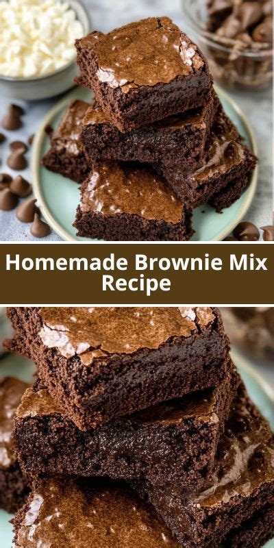 Homemade Brownie Mix Recipe Weeknight Recipes