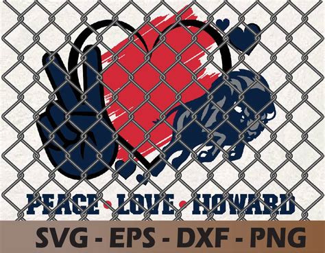 Howard University Svg Hbcu Svg Collections Hbcu Team Foot Inspire