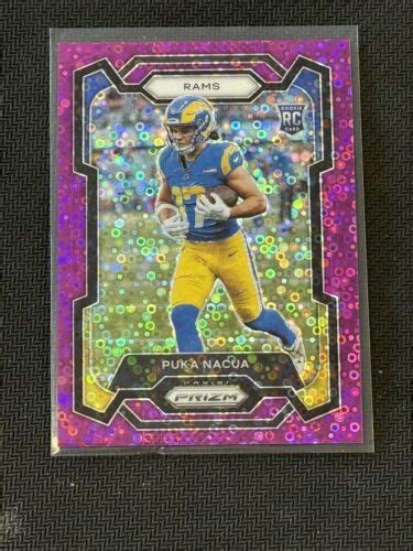 Panini Prizm Puka Nacua Purple No Huddle Disco Rookie Los