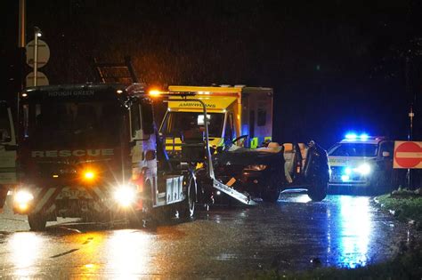 Person Taken To Hospital After Crash Shut Busy A55 Slip Road North