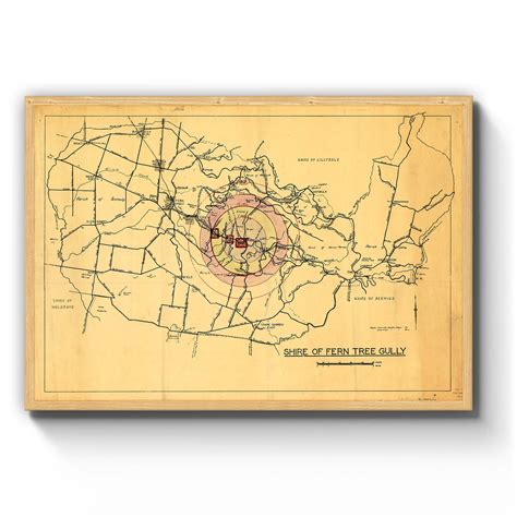 Ferntree Gully Victoria Vintage Maps