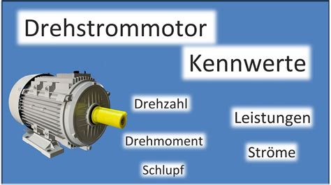 S Mtliche Betriebsdaten Von Drehstrommotoren Asynchronmotor