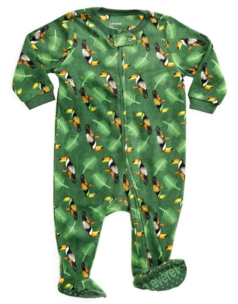 Leveret - Leveret Fleece Baby Boys Footed Pajamas Sleeper Kids ...