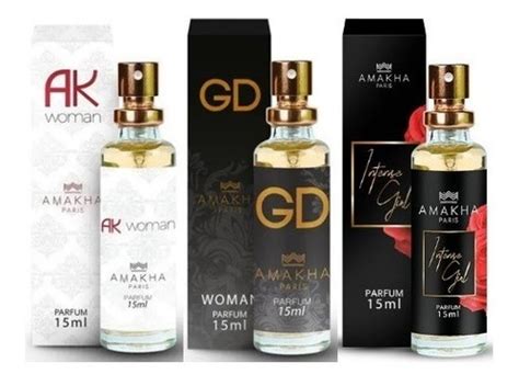 Perfume Amakha Paris Feminino Ak Woman Gd E Intense Girl Frete Gr Tis