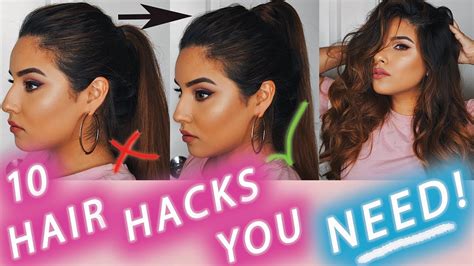 10 Lazy Girl Hair Hacks Every Girl Should Know These Will Change Your