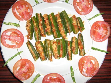 Paneer Stuffed Bhindi Stuffed Okra