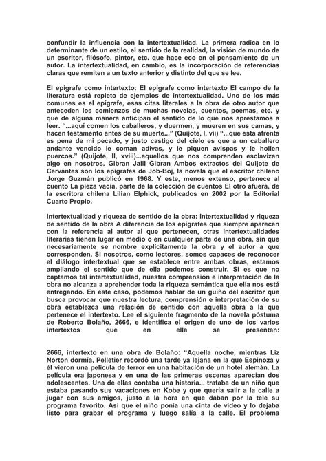 La Intertextualidad Pdf