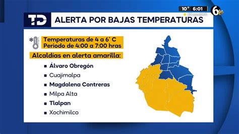 Protección Civil Alerta Por Bajas Temperaturas En Cdmx Telediario México