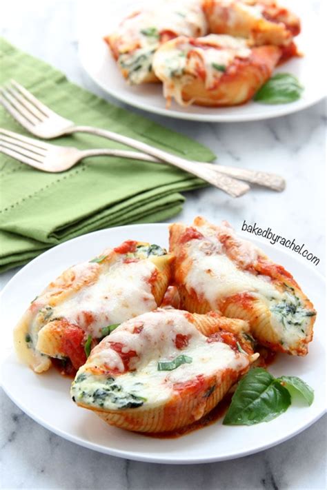 Spinach Ricotta Stuffed Shells Recipe Chefthisup