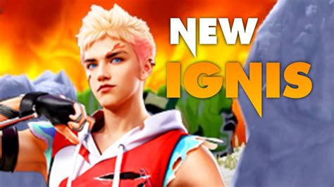 Free Fire New Character Ignis Rj Rock Youtube