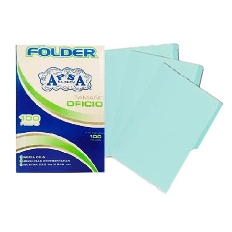 Folder verde APSA tamaño carta paquet Medidas 235 cm ancho x 295 cm