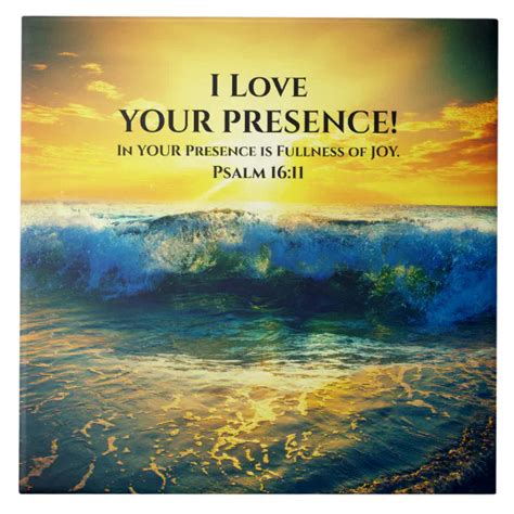 Psalm 1611 Bible Verse Beautiful Ocean Sunset Tile Zazzle