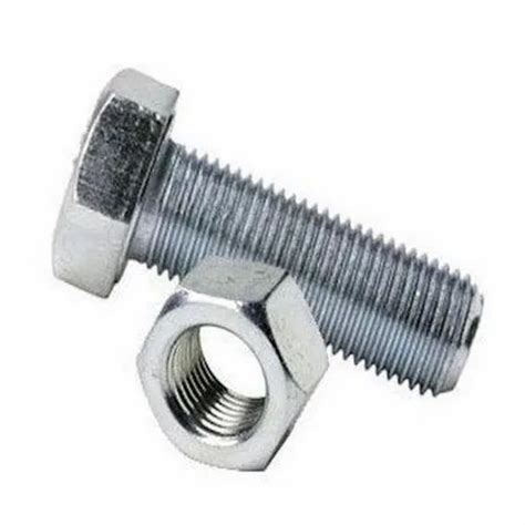 Powder Coated MS Hex Bolt Nut For Hardware Fitting Hexagonal At Rs 62