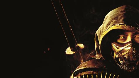 Scorpion Mortal Kombat 4K Wallpaper for iPhone