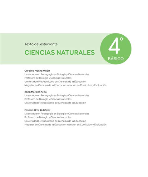 Solution Ciencias Naturales B Sico Texto Del Estudiante Studypool