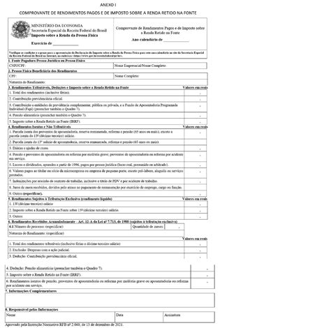 Instrução Normativa Receita Federal Do Brasil Rfb Nº 2060 De 1312