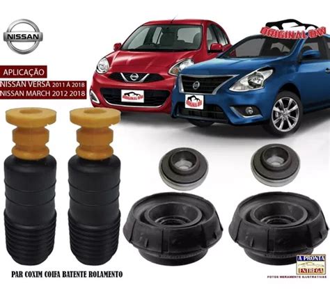 Coxim Coifa Batente Rolamento Dianteiro Nissan Versa