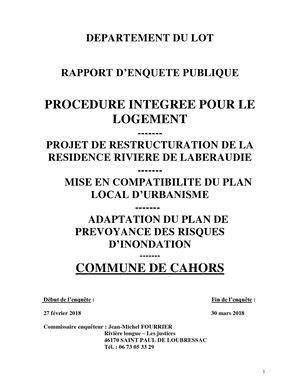 Calam O Rapport Enqu Te Publique Proc Dure Int Gr E Pour Le Logement