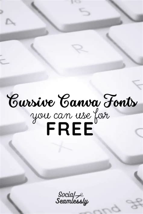 20 Scroll Stopping Cursive Canva Fonts You Can Use For Free Social