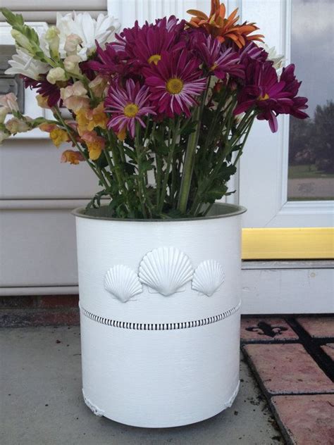 Upcycled Trash Can Planter By ConceiveOf On Etsy 32 00 Storage