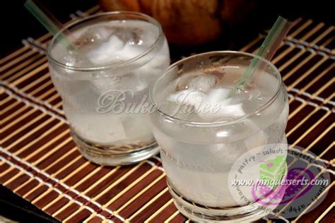 Buko Juice Recipe