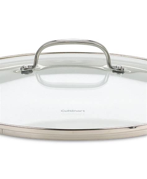 Cuisinart Chef S Classic Stainless Steel 2 Pc Glass Lid Set Macy S