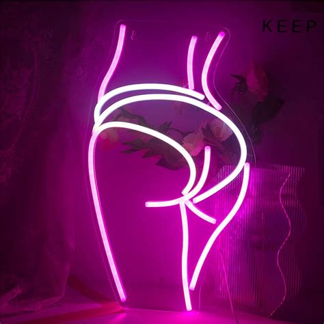 Neon Sign Acrylic Neon Signs Sexy Lady Body Art Sign Lights Bedroom Wall Hanging