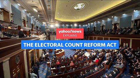 What Is The Electoral Count Reform Act Youtube