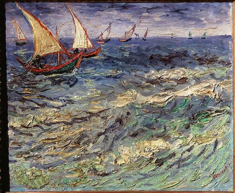 Barche Da Pesca A Saintes Maries Vincent Van Gogh