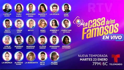 ‘la Casa De Los Famosos 4 Revelan Lista De Los Posibles Participantes Publimetro México