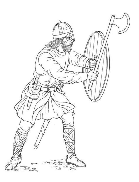 Viking 1 Coloring Page - Free Printable Coloring Pages for Kids