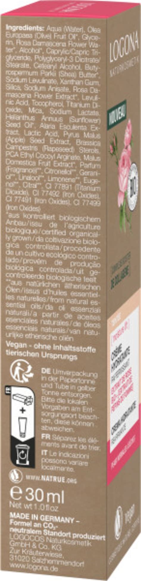 LOGONA moisture lift Getönte straffende Feuchtigkeitscreme 30 ml