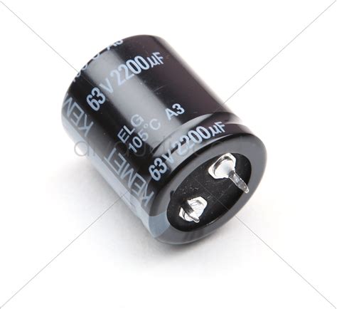 Kemet 2200 UF 63 V Aluminium Electrolytic Capacitors Snap In