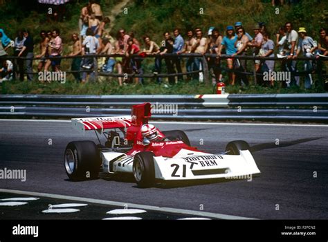 Niki Lauda In His Marlboro BRM 1973 Stock Photo Alamy