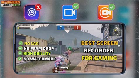 Best Screen Recorder For Bgmi Low Device Best Screen Recorder For