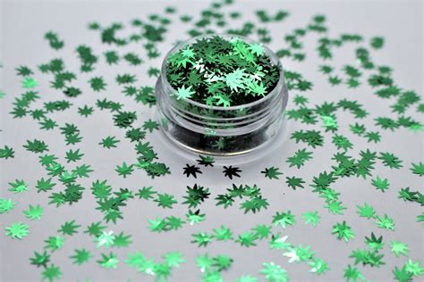 Mary Jane Green Leaves Green Leaves Glitter Leaf Glitter Etsy