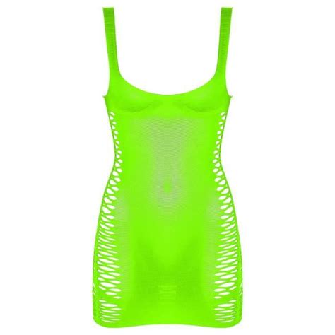 Iiniim Femme Mini Robe Résille Sexy Ensemble Lingerie Transparent