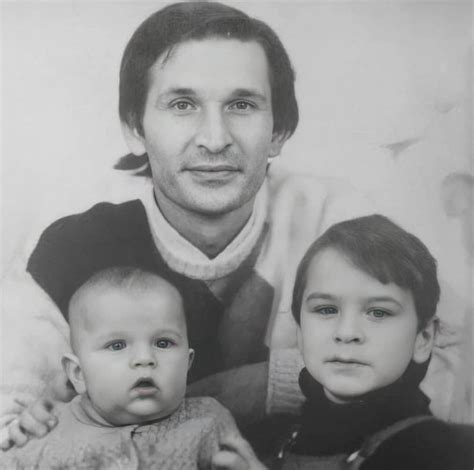 Ретрофото. Федор Добронравов с сыновьями Виктором и Иваном. 1989 год ...