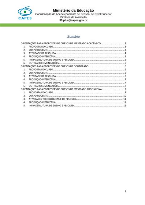 PDF Requisitos para apresentação de propostas de cursos novos