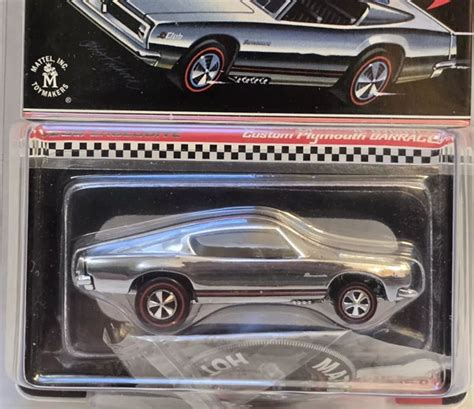 2011 Hot Wheels Custom Plymouth Barracuda RLC Exclusive Release RLC Membership