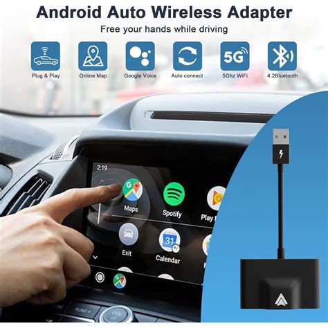 Adaptor Auto Wireless Android Se Conecteaza Automat Wifi Ghz