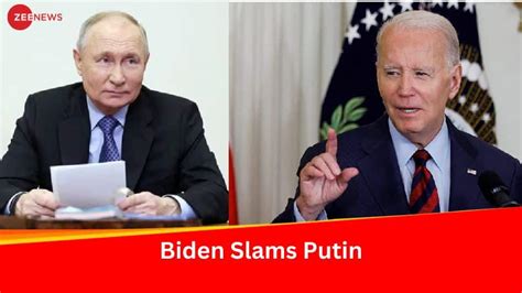 El Presidente De Estados Unidos Joe Biden Dice Que Vladimir Putin Es Responsable De La Muerte