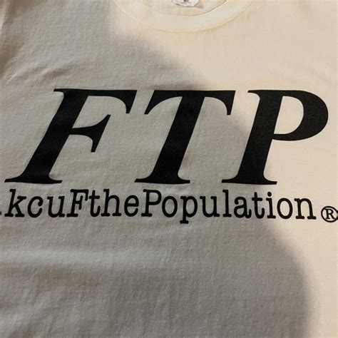 Fuck The Population Og Logo Tee Fits Tts Ships Depop