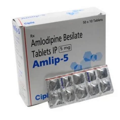 Mg Amlodipine Besilate Tablets At Rs Box Amlodipine Besylate