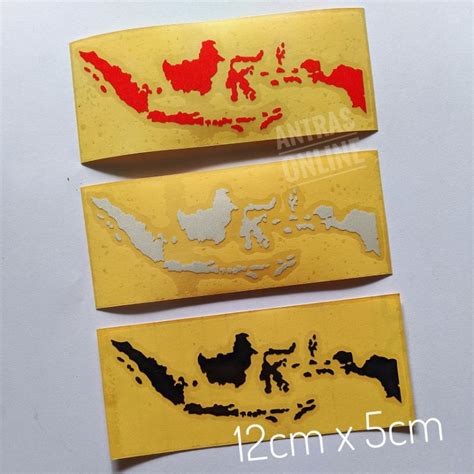 Jual Stiker Peta Indonesia Stiker Cutting Peta Indonesia Sticker Motor