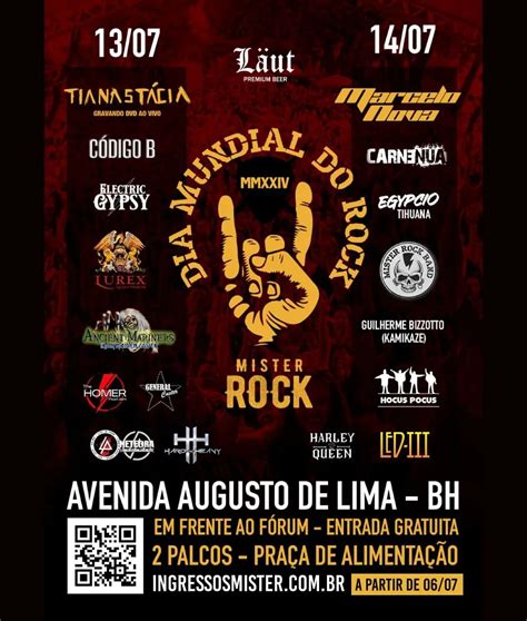 Dia Mundial Do Rock Evento Na Rua A Mister Rock