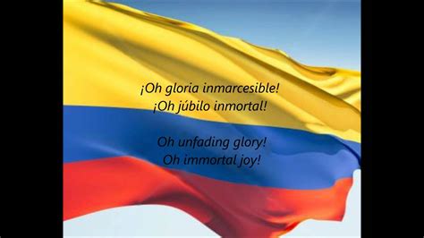 Colombian National Anthem - "¡Oh Gloria Inmarcesible!" Chords - Chordify