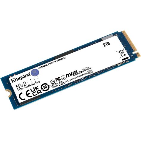 Kingston 2TB NV2 M 2 2280 PCIe 4 0 X4 NVMe SSD SNV2S 2000G B H