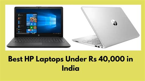 Amazing Best Hp Laptops Under Rs In India